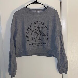 Ohio State Buckeyes cropped sweatshirt